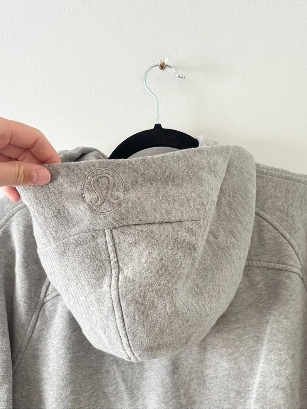 Lululemon Scuba Oversized Half-Zip Hoodie Heathered Core Medium Grey Pullover